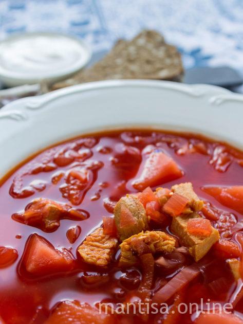 Ukrainian borscht recipe